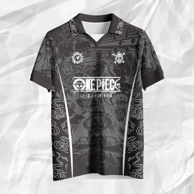 Japanese Summer Clothing Men - One Piece Luffy Gear 5 3D