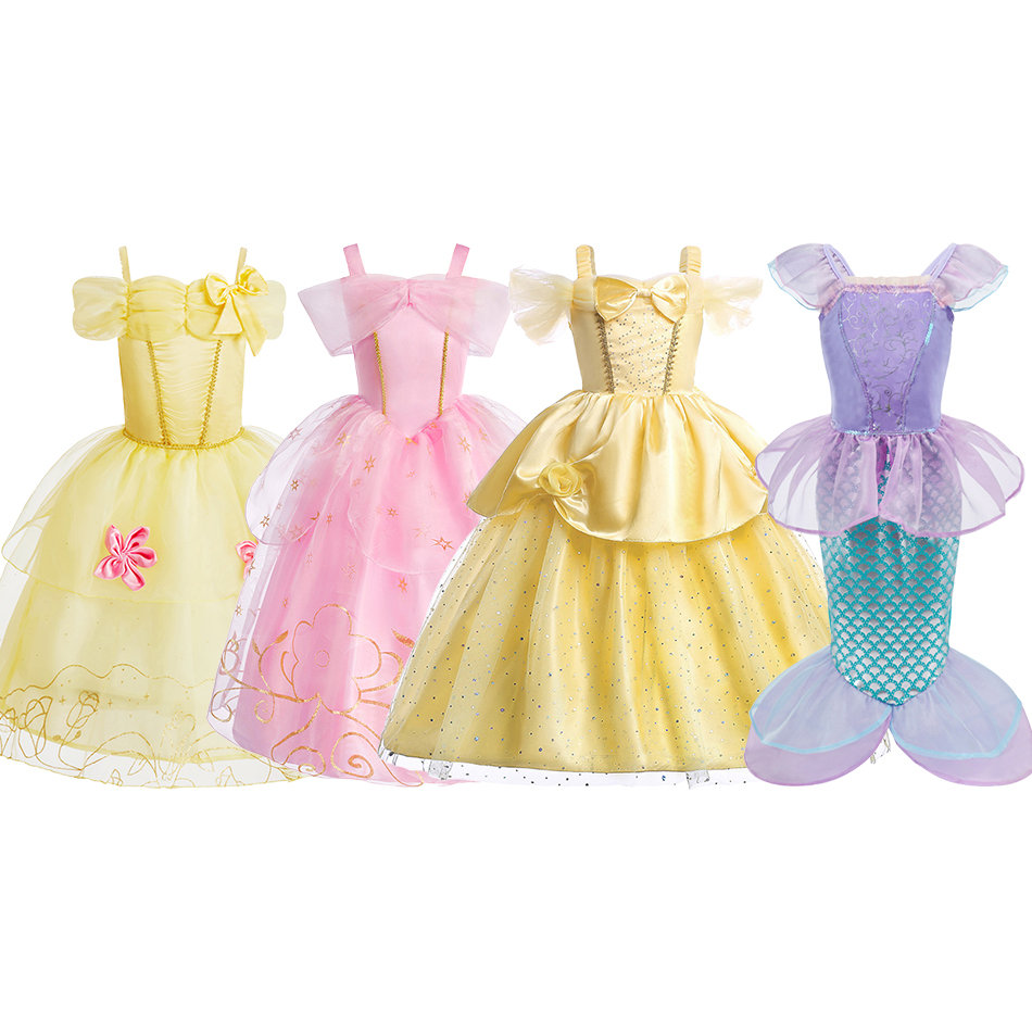 Summer Clothing Kids - Kids Arlo Bell Mermaid Carnival Vestidos
