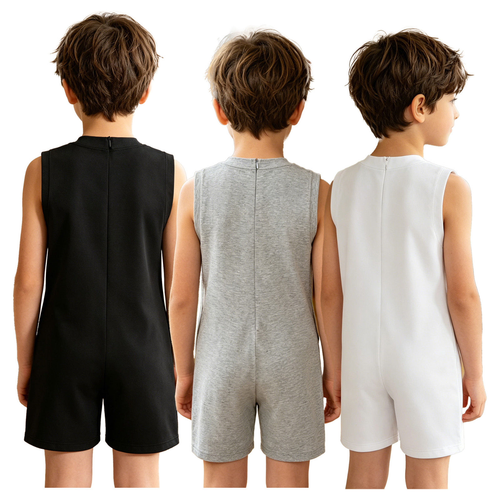 Summer Clothing Kids - 3pcs Kids Boys Girls Autism Adaptive