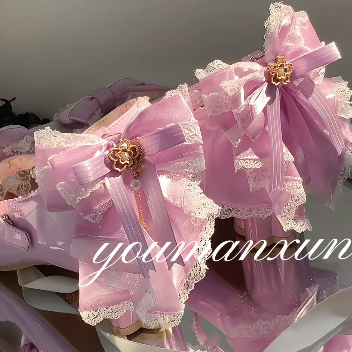 Summer Clothing Sale Women - LEOSOXS Bowknot Lace Princess Lolita High