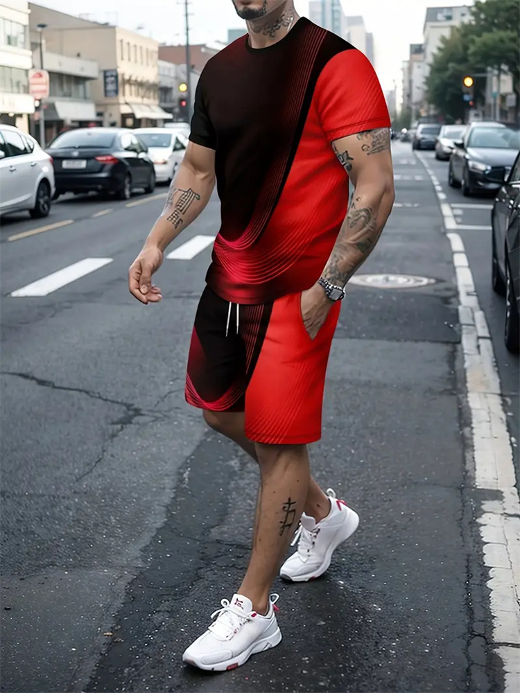 Men Women Gradient Texture T-s - Summer Clothing Women recension och pris