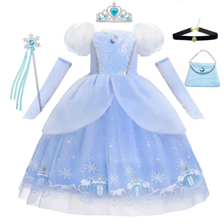 Cinderella Princess Cosplay Dr - Summer Clothing Kids recension och pris
