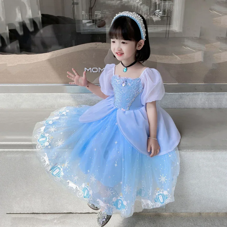 Cinderella Princess Cosplay Dr - Summer Clothing Kids recension och pris