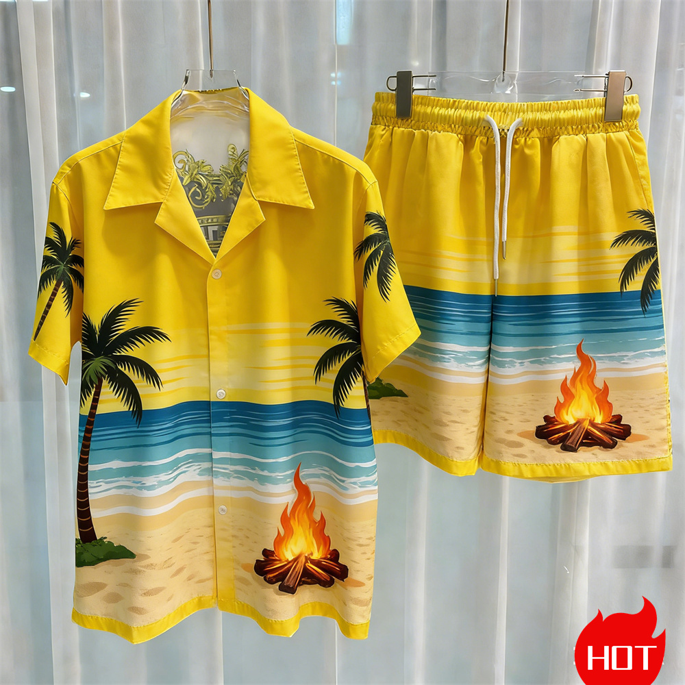 Summer Men's Shirt Sets 3D Coc - Summer Clothing Sets Men recension och pris