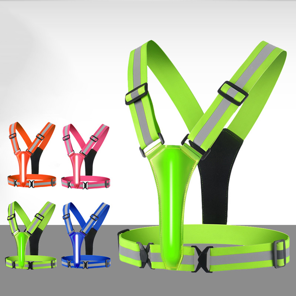 LED Running Vest USB Rechargea - Summer Nights Clothing recension och pris