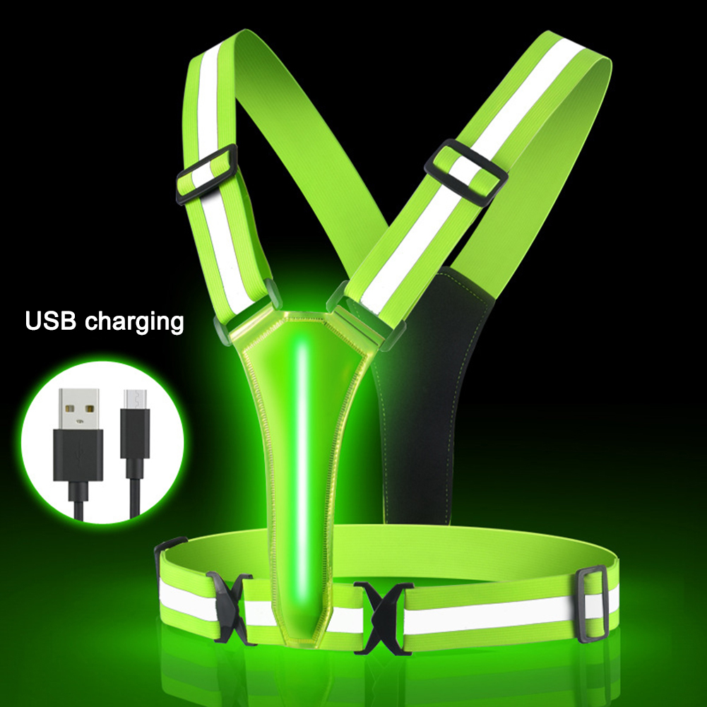 LED Running Vest USB Rechargea - Summer Nights Clothing recension och pris