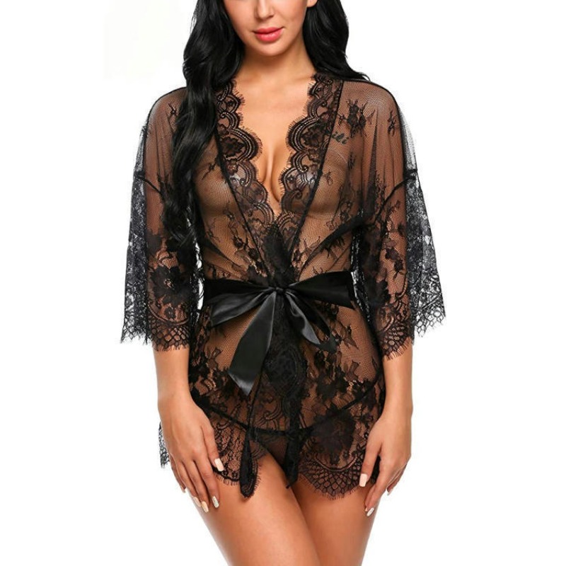 New Women Sexy Lace Kimono Rob - Summer Nights Clothing recension och pris