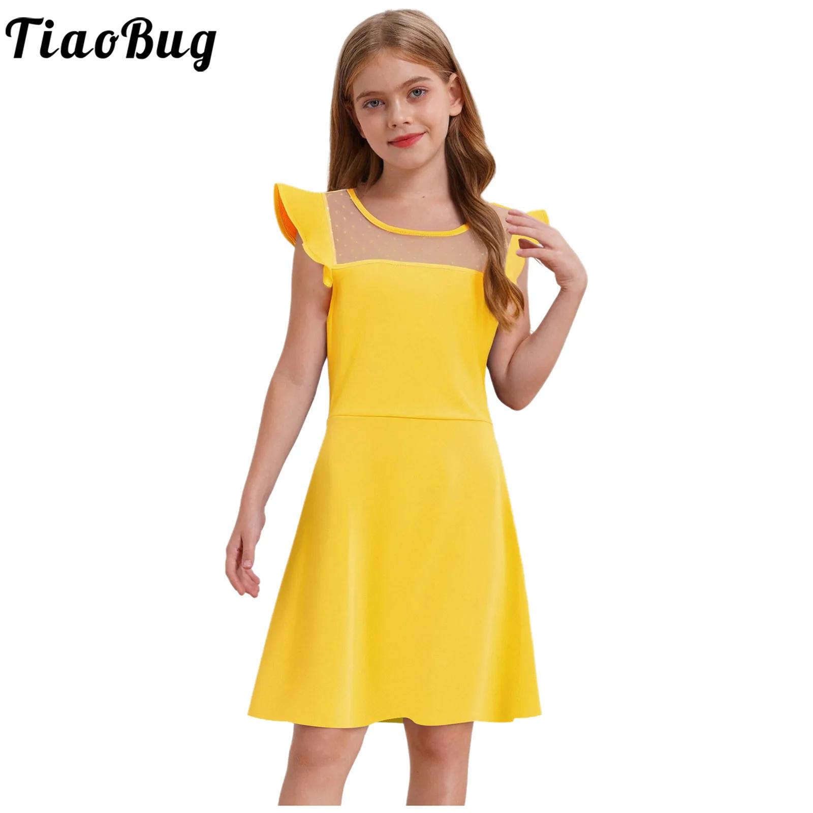 Teen Girls Summer Dress Ruffle - Summer Clothing Kids recension och pris