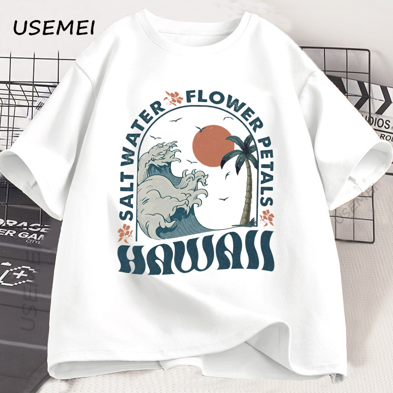 Hawaii Beach T-Shirt Ocean Bea - Summer Vibes Clothing Men recension och pris