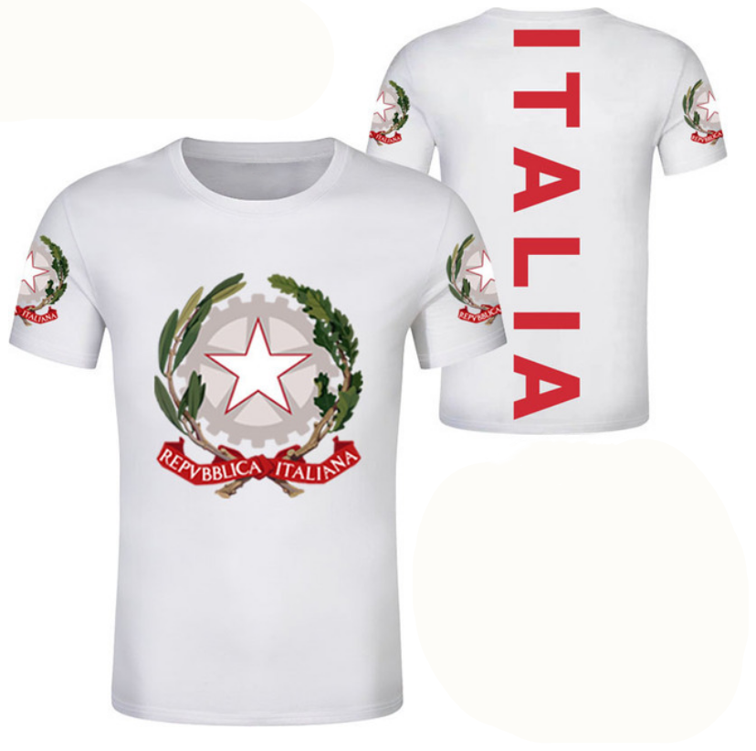 Italy T-Shirts Italian Flag 3D - Summer Clothing Italy recension och pris