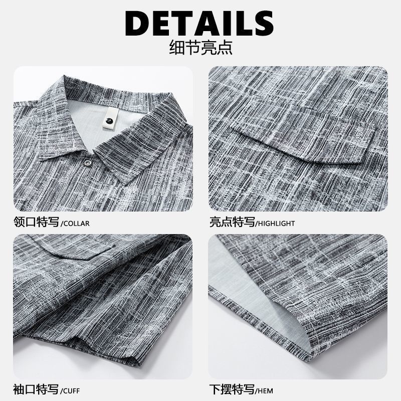 Men's Set Half Sleeve Shirt+ 5 - Summer Clothing Sets Men recension och pris