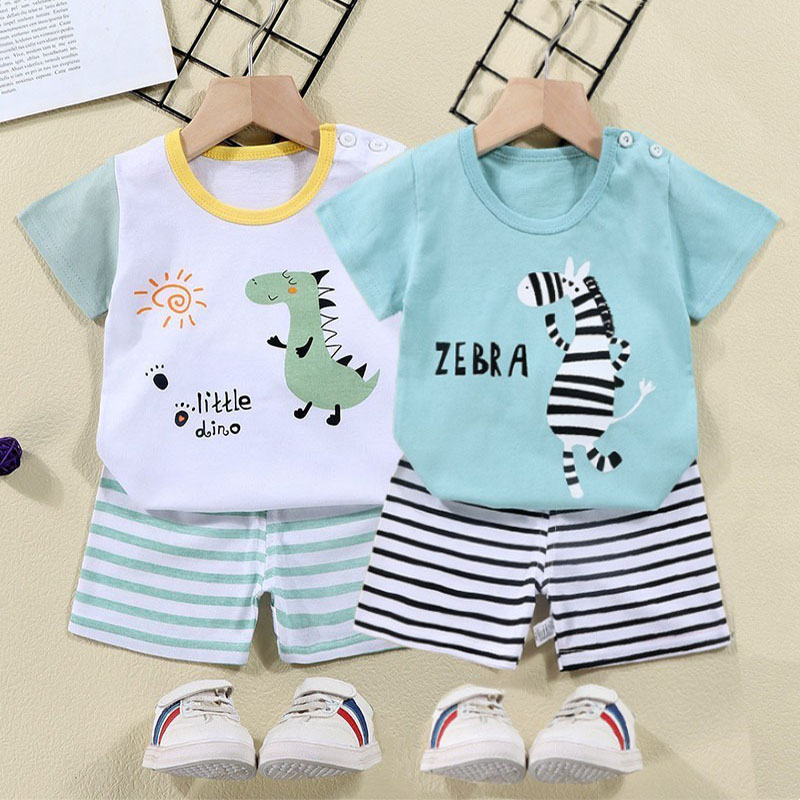 Cotton Tees+Shorts 2-piece Tra - Summer Clothing Baby Girl recension och pris
