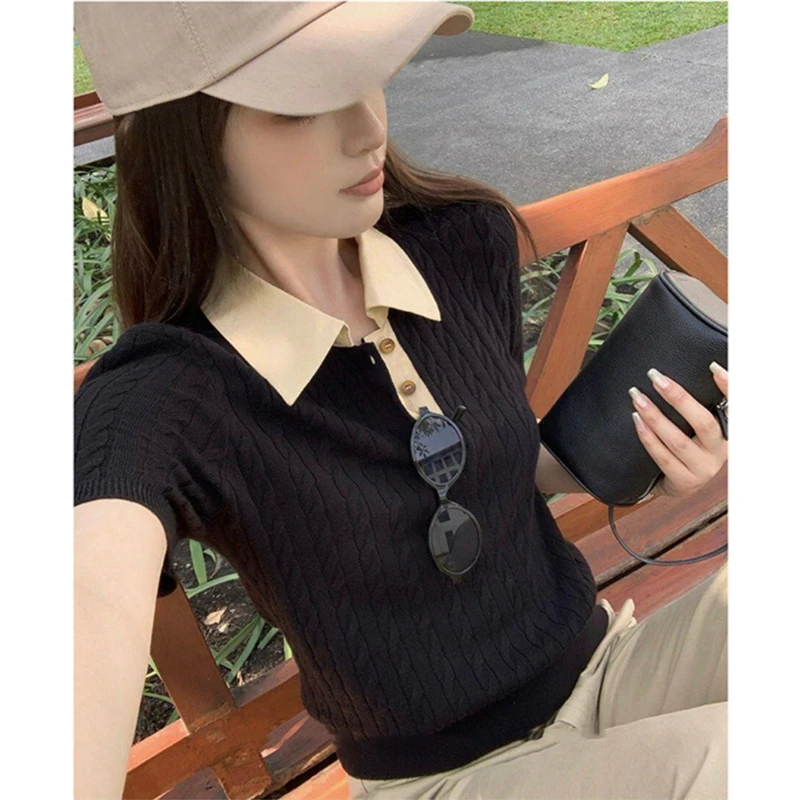 Women Clothing Knitted Sweater - Summer Clothing Yarn recension och pris