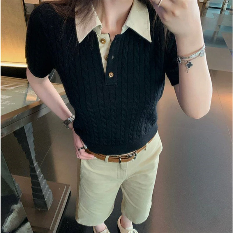 Women Clothing Knitted Sweater - Summer Clothing Yarn recension och pris