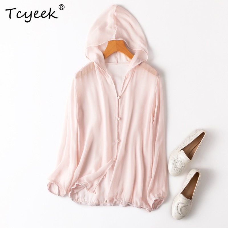 Tcyeek 100% Real Mulberry Silk - Summer Clothing Women recension och pris