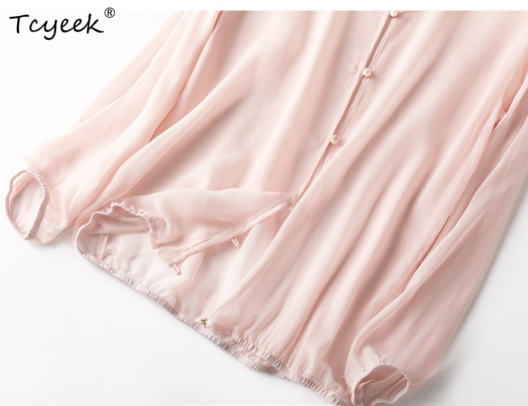 Tcyeek 100% Real Mulberry Silk - Summer Clothing Women recension och pris