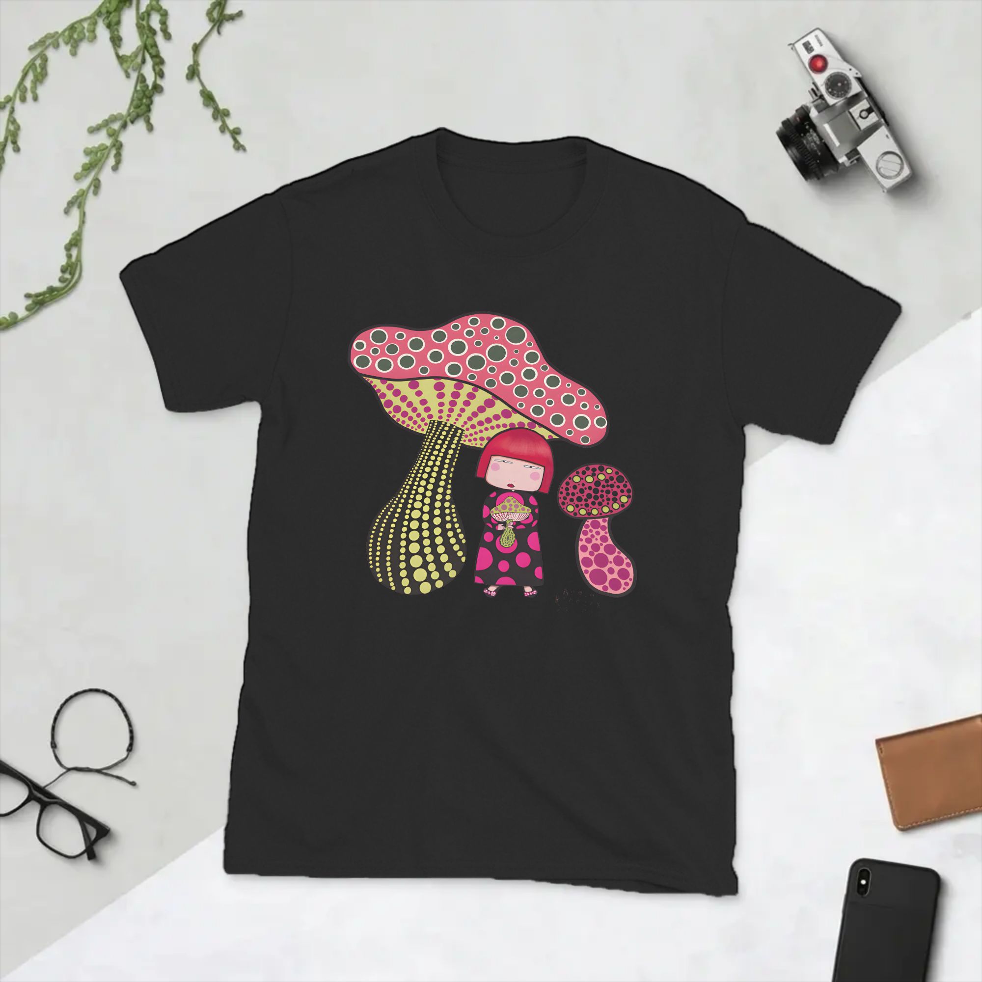 Men's Mushrooms Girl Y-Yayoi K - Summer Clothing Ideas recension och pris