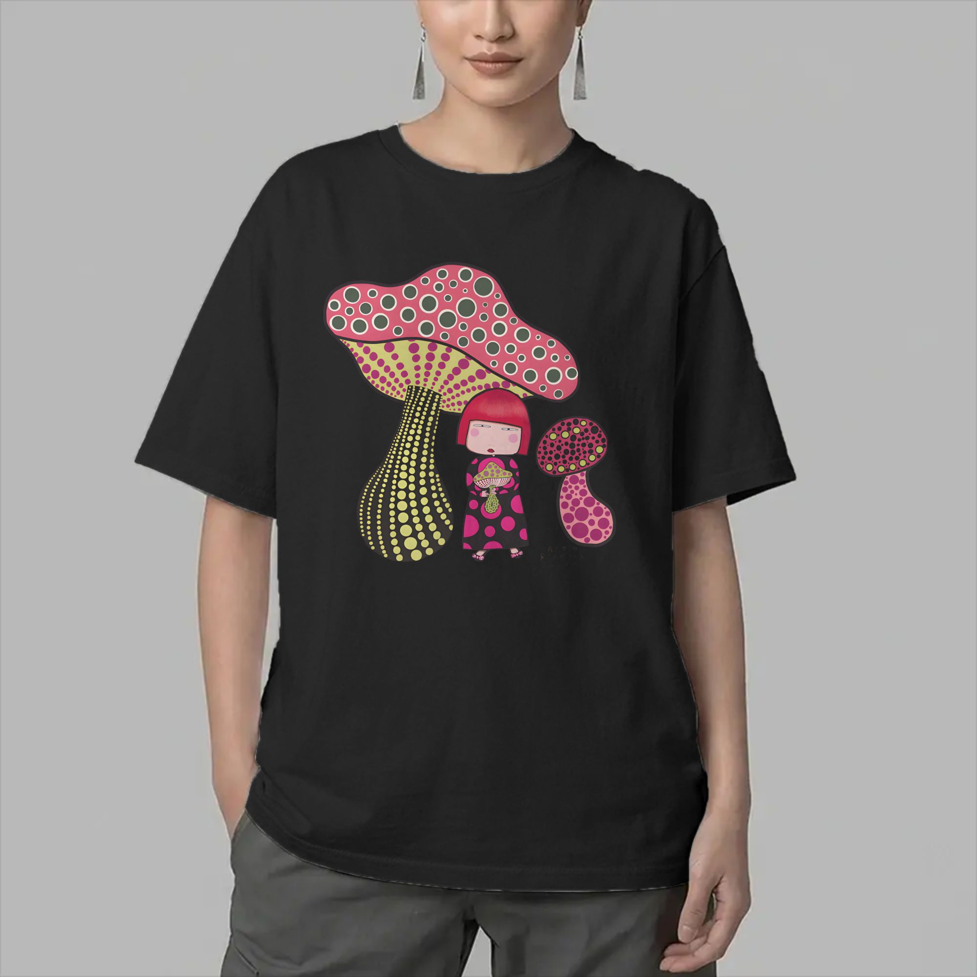 Men's Mushrooms Girl Y-Yayoi K - Summer Clothing Ideas recension och pris