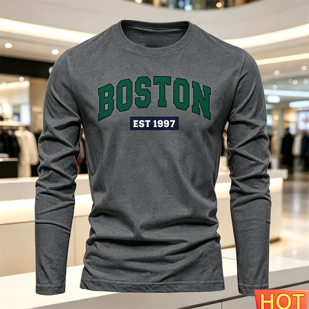 Autumn Summer Men's long sleev - Summer Clothing Men Fashion recension och pris