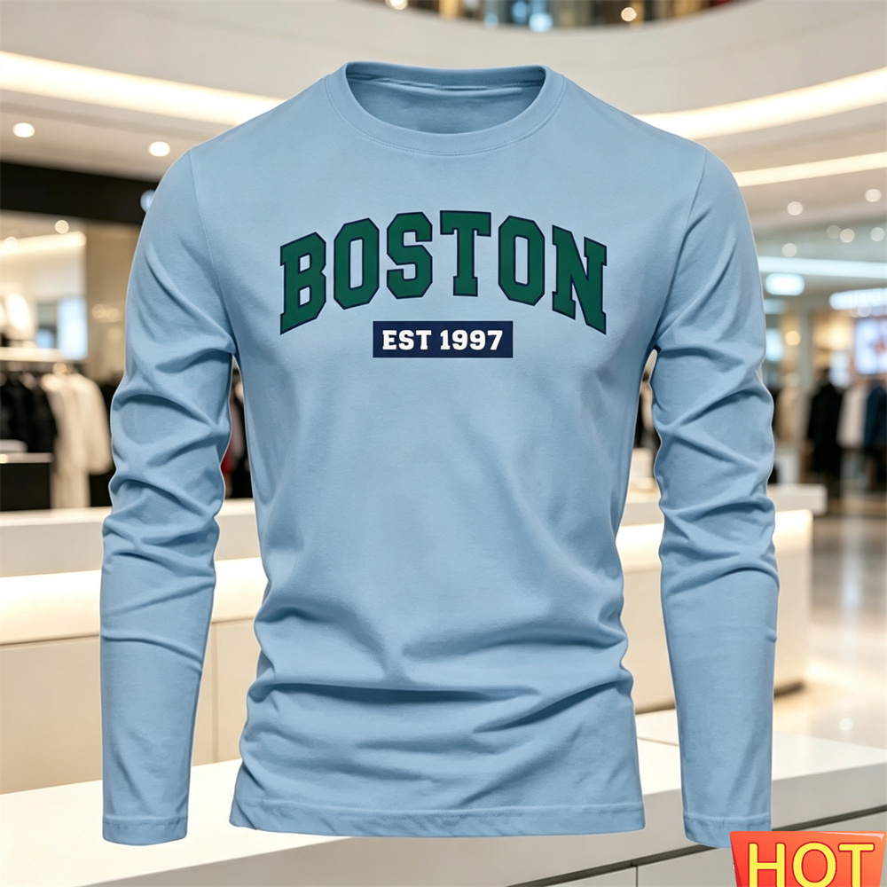 Autumn Summer Men's long sleev - Summer Clothing Men Fashion recension och pris