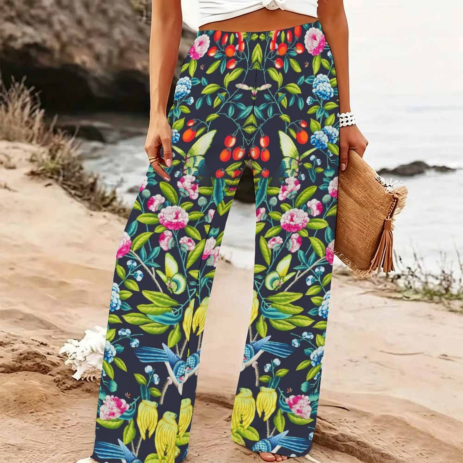 Women's Summer Beach Wide Leg  - Palazzo Pant Wide recension och pris