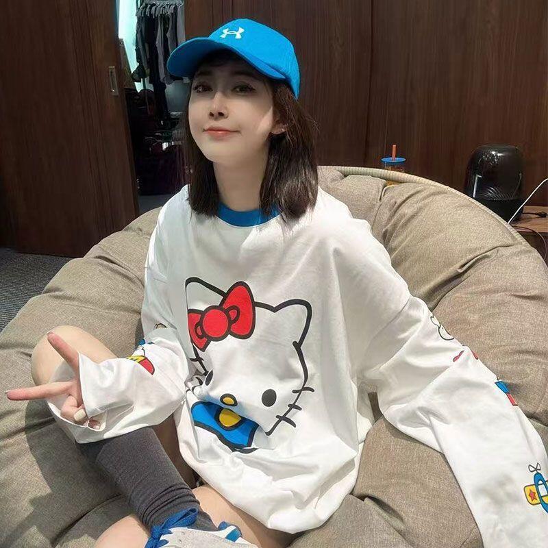 Long-Sleeved Hello Kitty Summe - Summer Clothing Women recension och pris