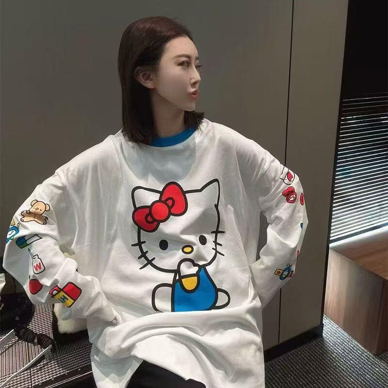 Long-Sleeved Hello Kitty Summe - Summer Clothing Women recension och pris