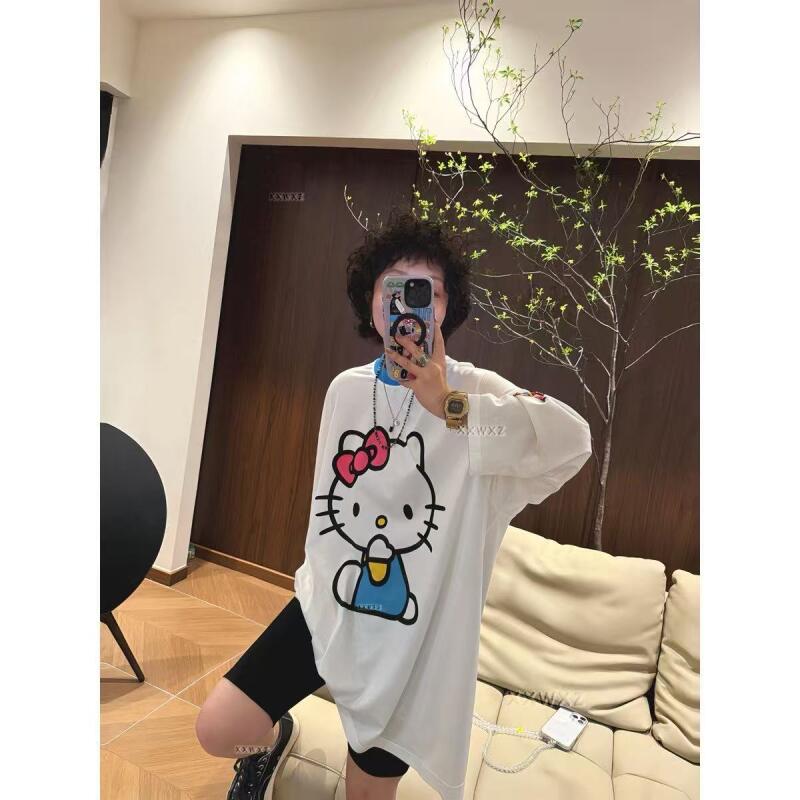 Long-Sleeved Hello Kitty Summe - Summer Clothing Women recension och pris