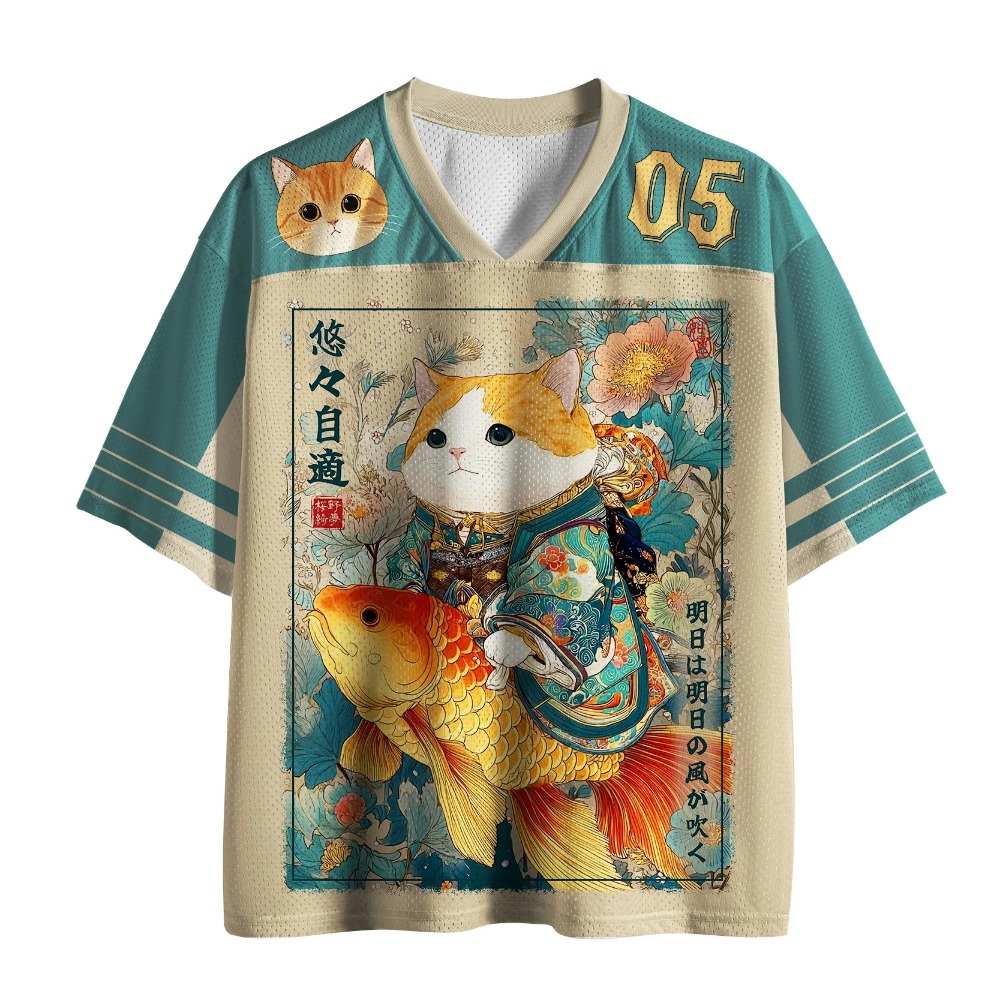 Japanese Harajuku Cartoon Cat  - Japanese Summer Clothing Men recension och pris