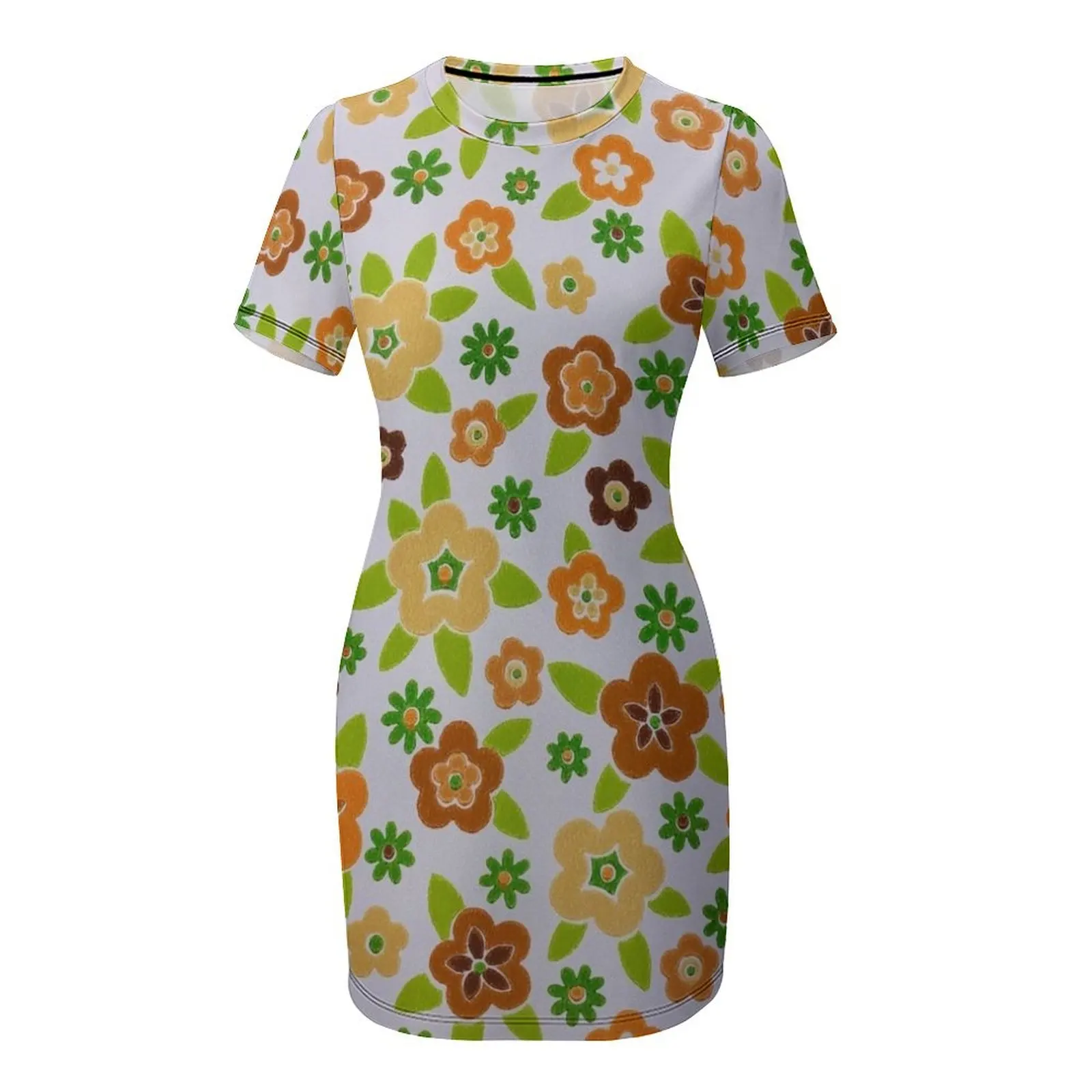 60s Printed-On Flower Design S - Summer Clothing Online recension och pris