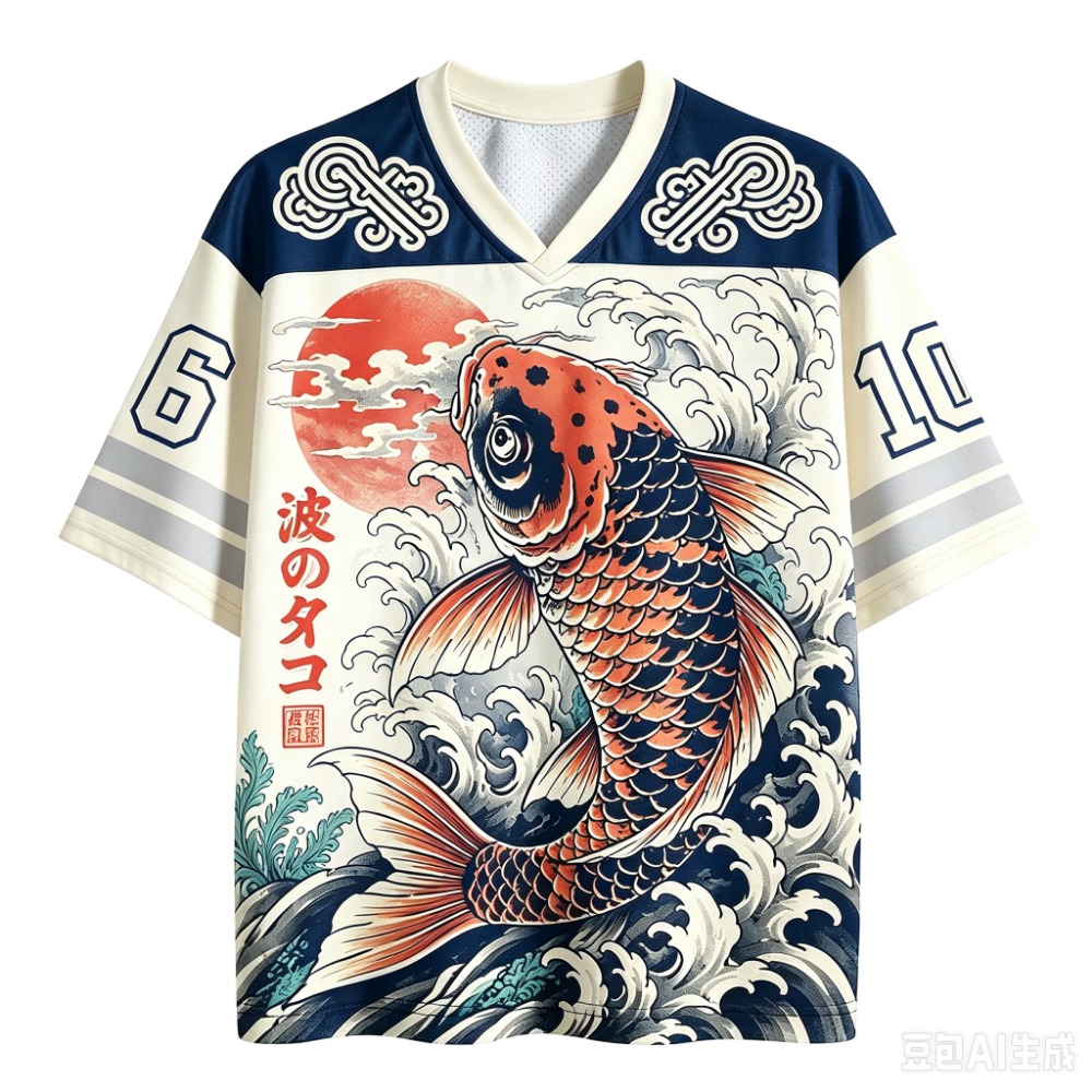 Japanese Koi Fish Waves Sport  - Japanese Summer Clothing Men recension och pris