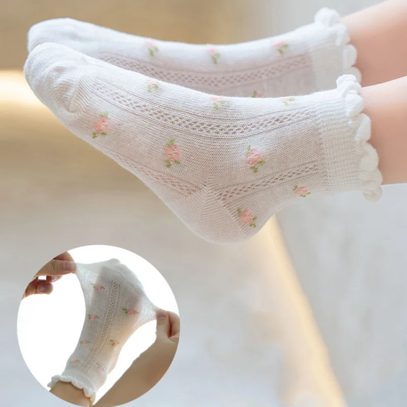Kids Socks 5 Pairs/Lot Spring  - Summer Clothing Baby Girl recension och pris