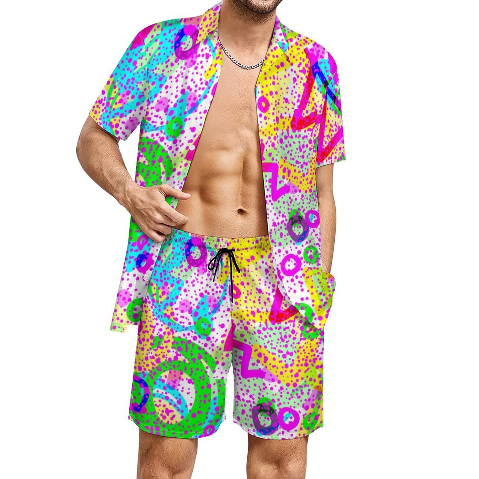 Summer Irregular Geometric 3D  - Summer Clothing Men Fashion recension och pris