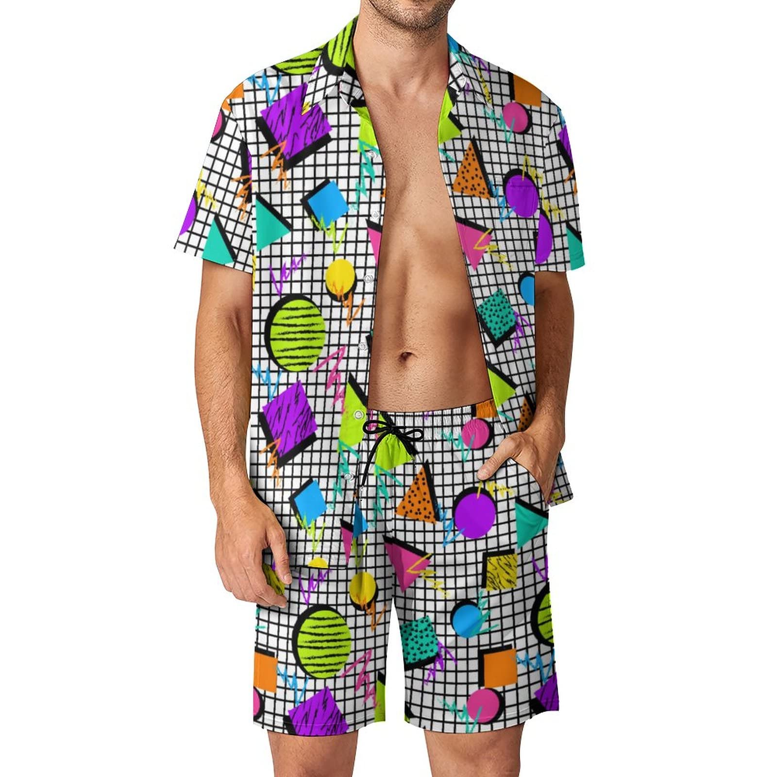 Summer Irregular Geometric 3D  - Summer Clothing Men Fashion recension och pris