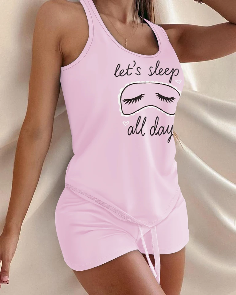 2PCS Pajamas Sets for Women Cl - Summer Clothing Italy recension och pris