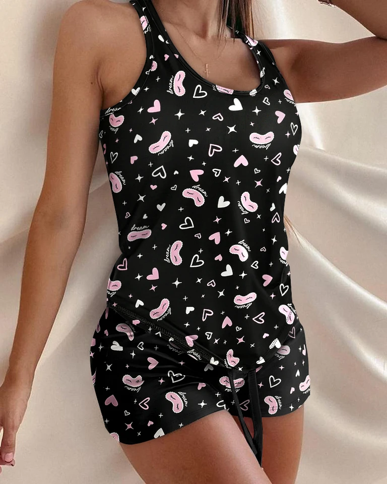 2PCS Pajamas Sets for Women Cl - Summer Clothing Italy recension och pris
