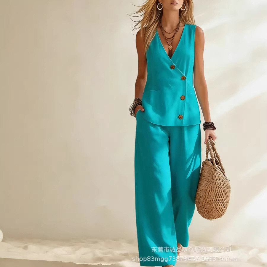 Fashion Deep V-neck Sleeveless - Summer Zara recension och pris