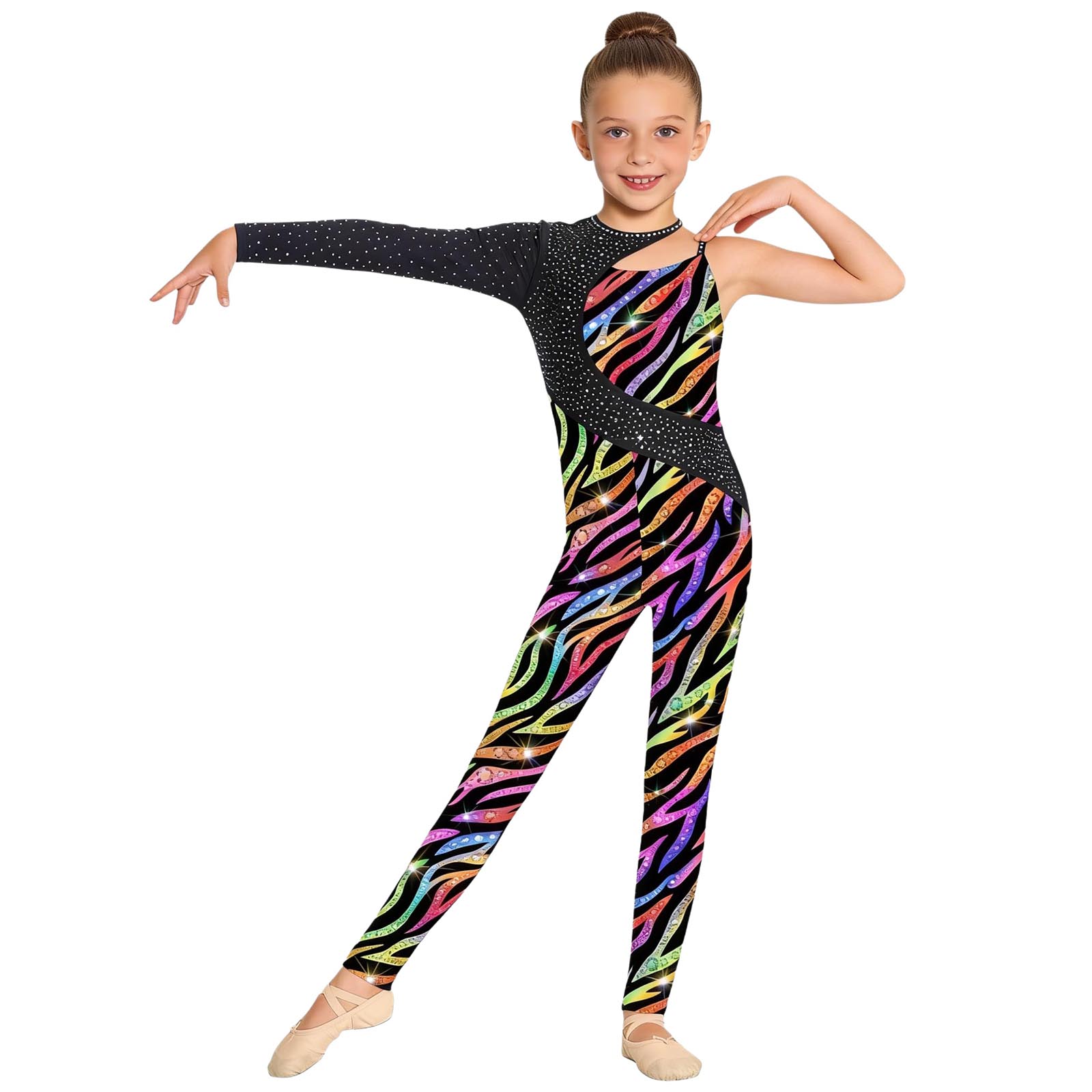 Children Printed Gymnastics Le - Summer Clothing Kids recension och pris