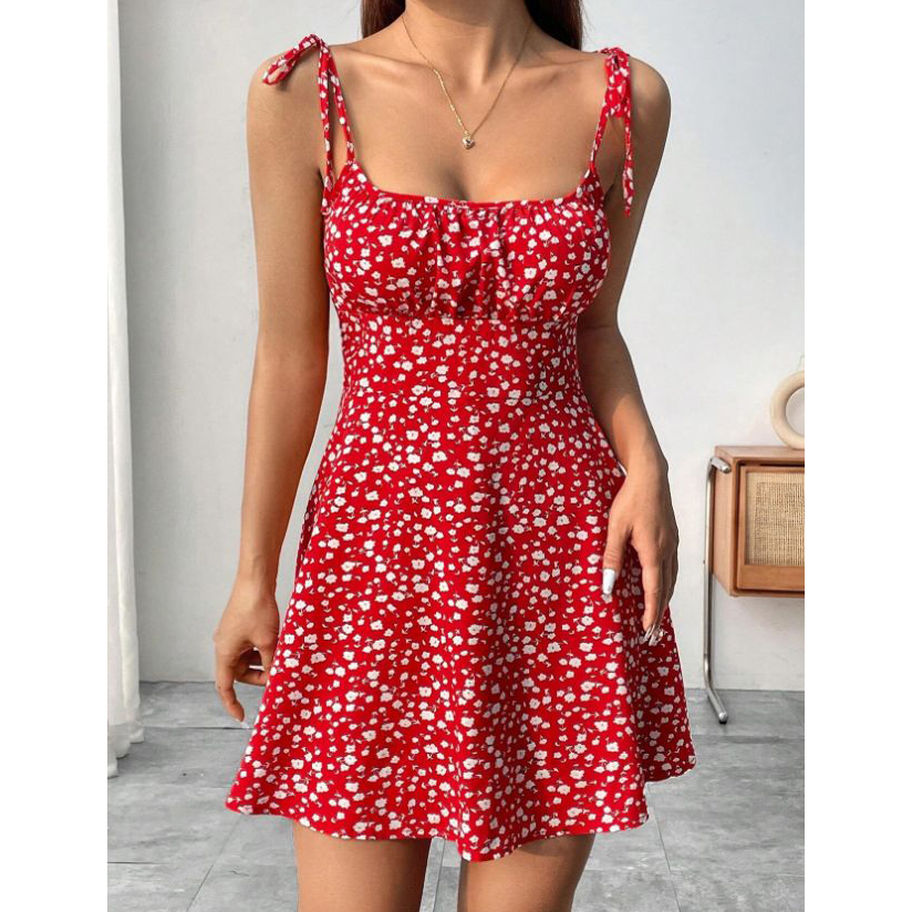 New Women Summer Floral Spaghe - Summer Clothing For A Beach recension och pris