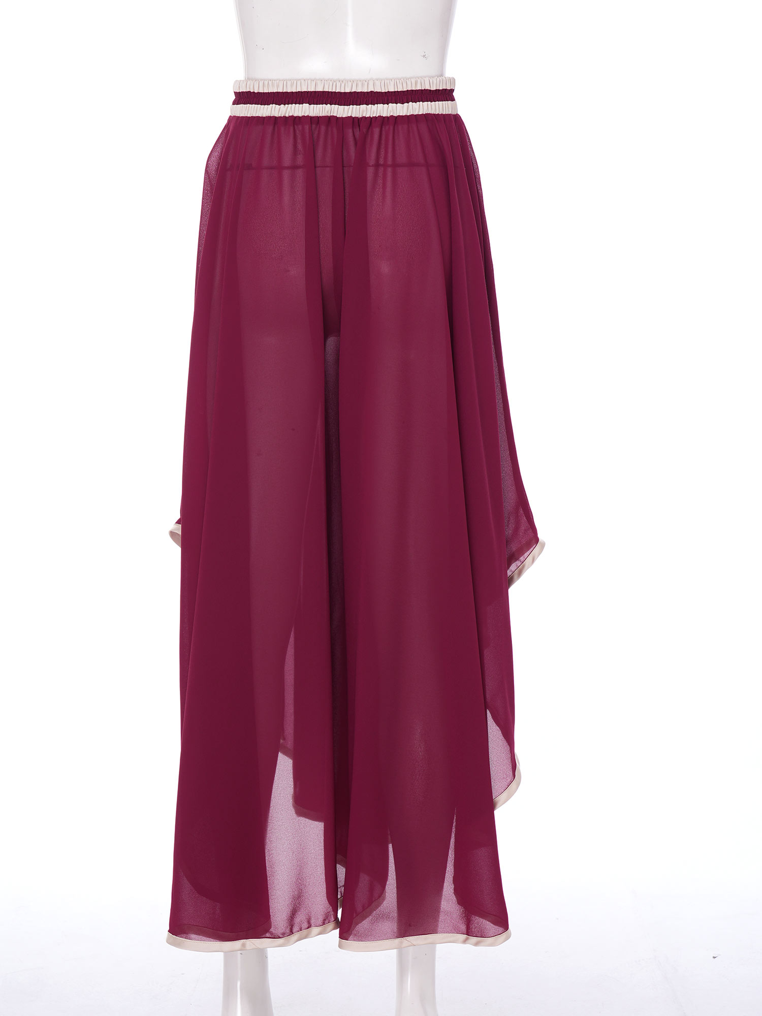 Women Flowy Chiffon Lyrical Da - Palazzo Pant Wide recension och pris