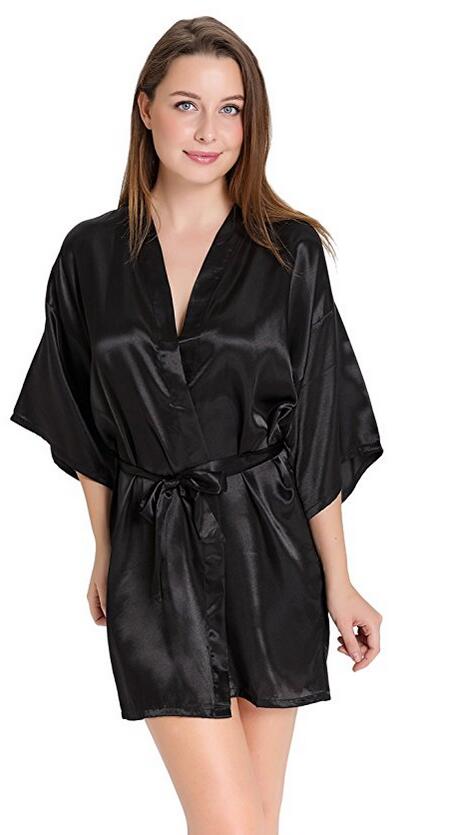 Sexy Silk Satin Night Kimono R - Summer Nights Clothing recension och pris