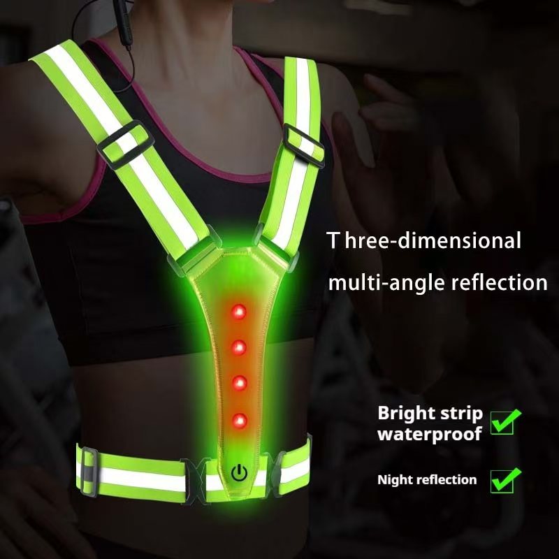 LED Running Vest Reflective Gl - Summer Nights Clothing recension och pris