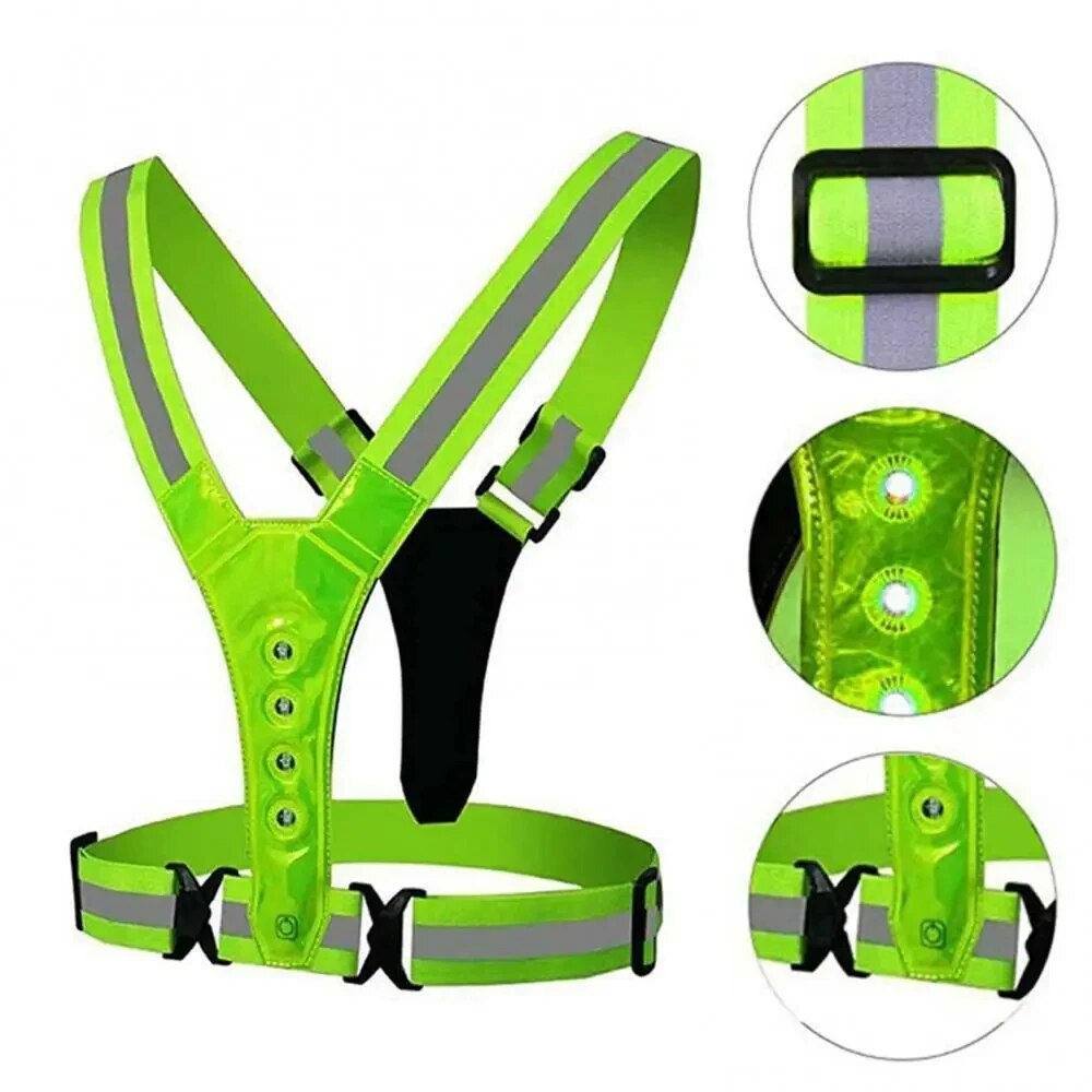 LED Running Vest Reflective Gl - Summer Nights Clothing recension och pris
