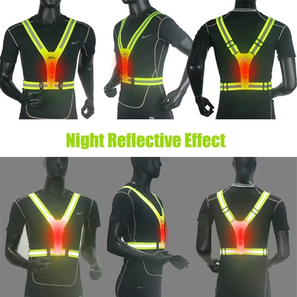 LED Running Vest Reflective Gl - Summer Nights Clothing recension och pris