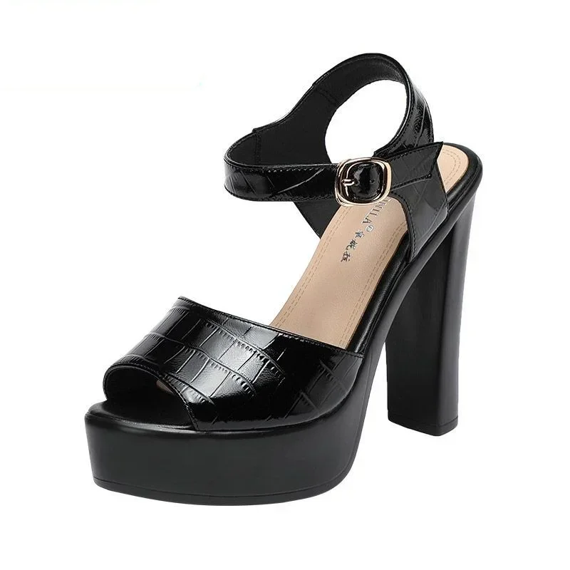 10cm 13cm Fashion Genuine Leat - Summer Clothing Sale Women recension och pris