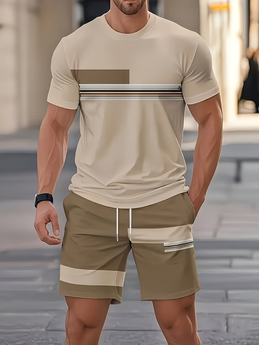Men's Summer Sets Funny 3D Str - Summer Clothing Men Fashion recension och pris