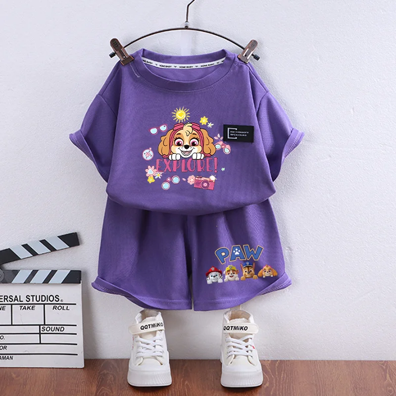 2Pc Paw Patrols T Shirt Chase  - Summer Clothing Baby Girl recension och pris