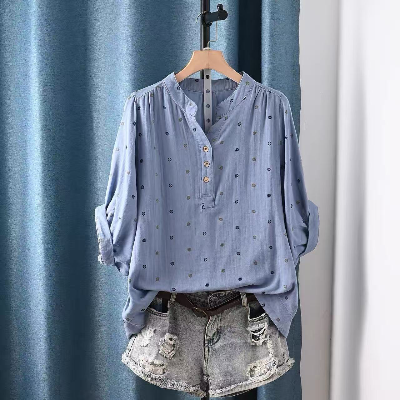 2026 Women's blouse women Japa - Summer Clothing Yarn recension och pris