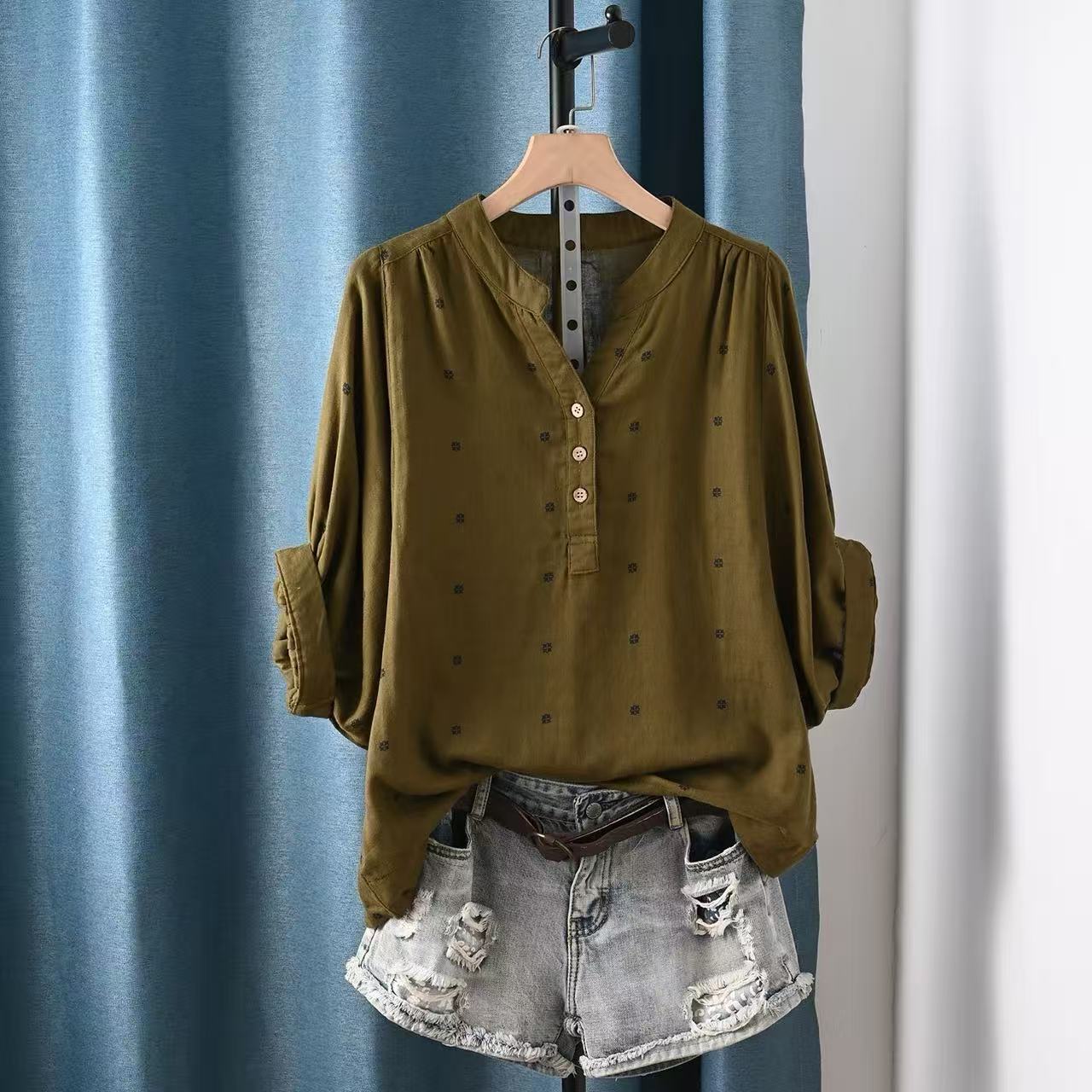 2026 Women's blouse women Japa - Summer Clothing Yarn recension och pris