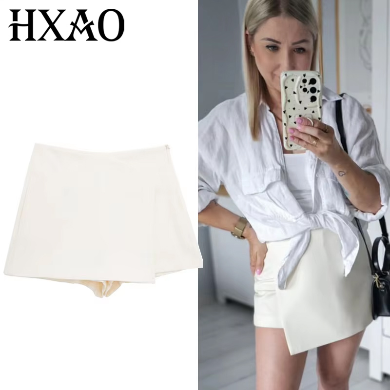 HXAO Black White Skirt Shorts  - Summer Zara recension och pris